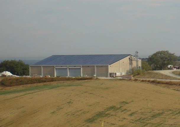 Construction hangar agricole