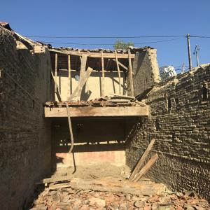 Démolition d'une ancienne bâtisse