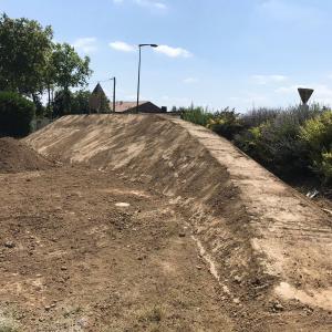 butte anti bruit terrassement