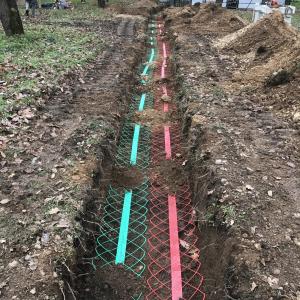 Travaux de réseau électrique