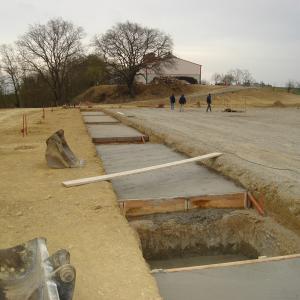 Construction d'un hangar agricole