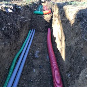 Travaux de réseau électrique